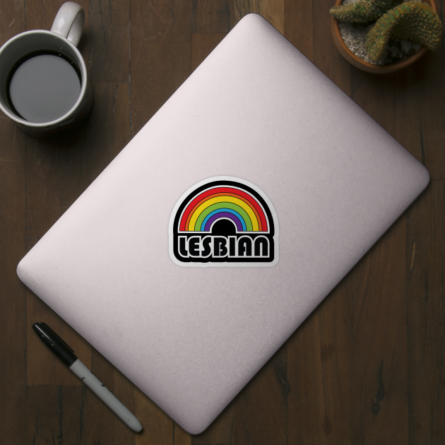 Lesbian LGBT Pride Rainbow by ProudToBeHomo